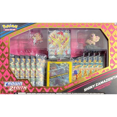 Pokemon Crown Zenith Premium Figure Collection Shiny Zamazenta V Haulers Hideout