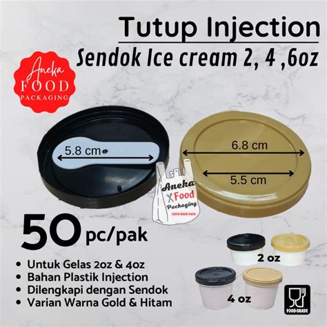 Jual Tutup Gelas Injection Lid Paper Cup Oz Dan Oz Sendok Pc