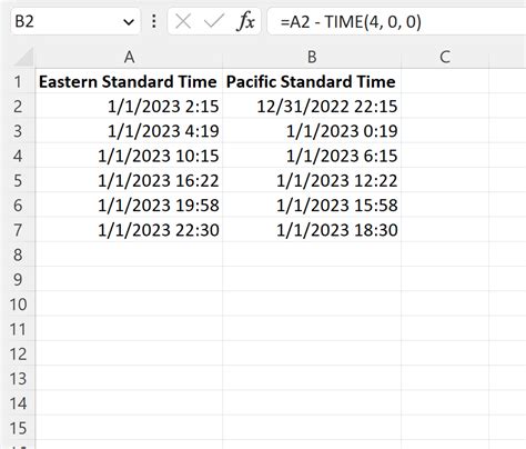 How To Convert Between Time Zones In Excel