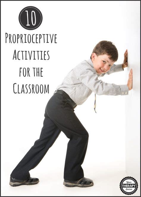 22 Proprioceptive Input Ideas Sensory Integration Proprioceptive