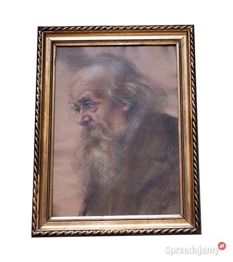 Obraz Portret starca pastel Poznań Sprzedajemy pl