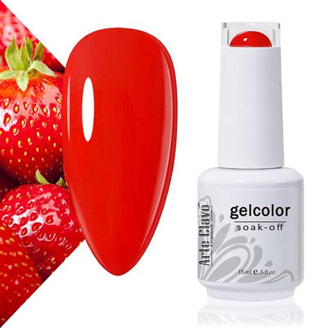 Amazon Arte Clavo 15ml Red Gel Nail Polish 15ml Red Gel Polish