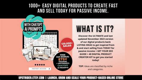 Digital Products Ideas To Create And Sell Today For Passive Income