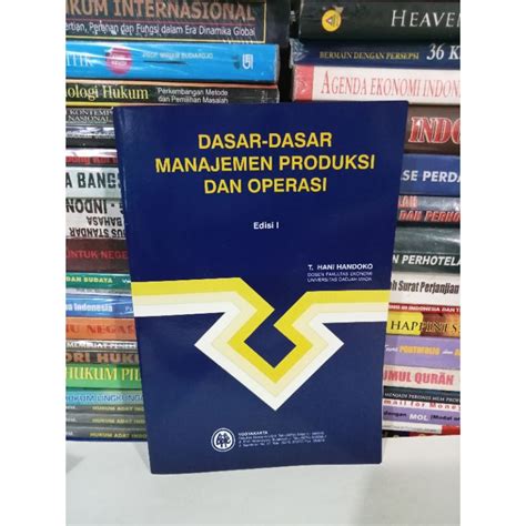 Jual Buku Dasar Dasar Manajemen Produksi Dan Operasi Shopee Indonesia