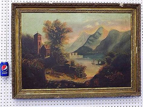 THOMAS CHAMBERS - HUDSON RIVER CASTLES PAINTING Thomas