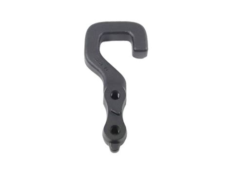 Mopar Tow Hook Kit Single Hook With Passenger Side Bezel Rear Black