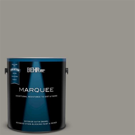 BEHR MARQUEE 1 Gal N360 4 Battleship Gray Satin Enamel Exterior Paint