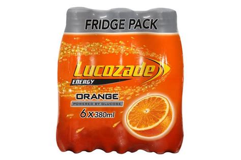 Lucozade Energy Orange 6 X 380ml