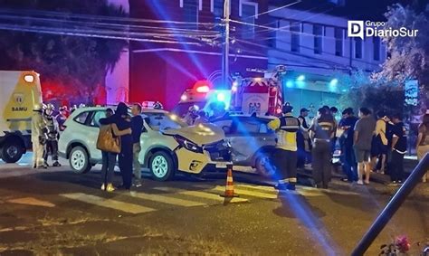 Colisión vehicular dejó dos lesionados en Osorno Diario de Osorno