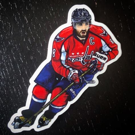 Alexander Ovechkin Vinyl Sticker Washington Hockey, Ovi, the Great ...