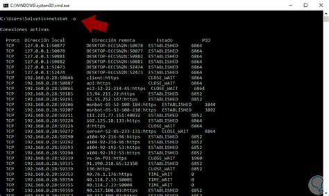 Ver Puertos Abiertos Comando NETSTAT Windows Y Linux Solvetic