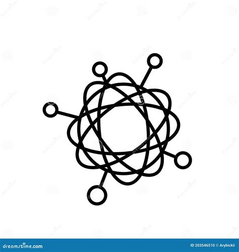 Simple Line Icon To Represent The Internet Vector Stock Vector