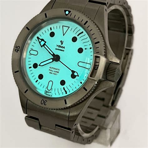 YEMA Superman Maxi Dial Full Lume Limited Edition 500 Pcs