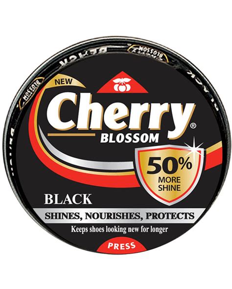 Cherry Blossom Black Shoe Polish