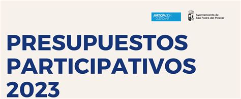 Propuestas Presupuestos Participativos 2023