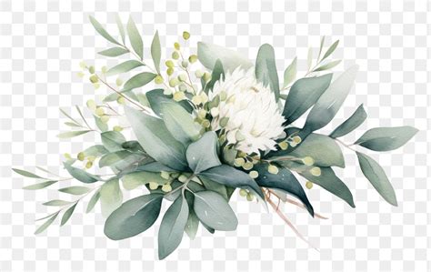 Png Eucalyptus Bouquet Flower Plant Premium Png Rawpixel