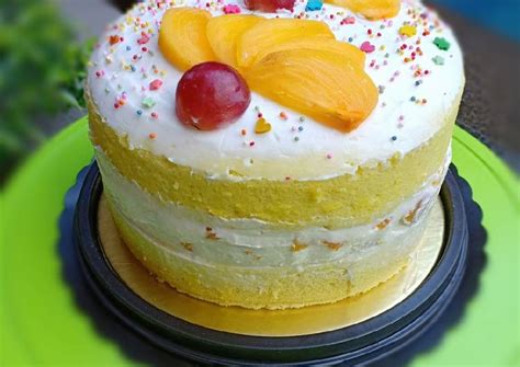 Resep Steam Fruit Cake Putih Telur Oleh Dewi Ratna Cookpad