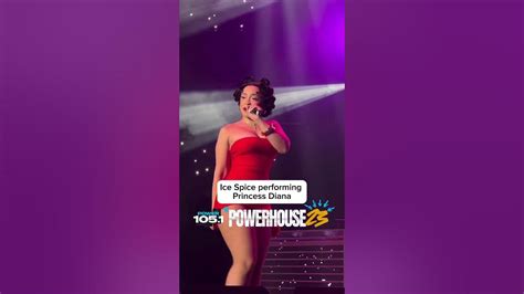 Ice Spice Performing Princess Diana At Powerhouse Nyc Youtube