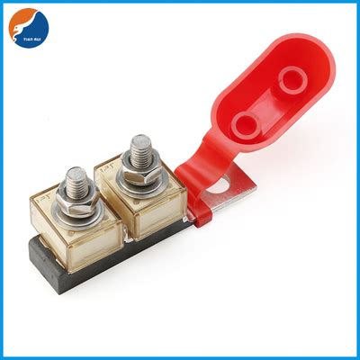 Max 58V DC 30A To 500A M8 5 16 Dual Stud MRBF Battery Terminal Fuse