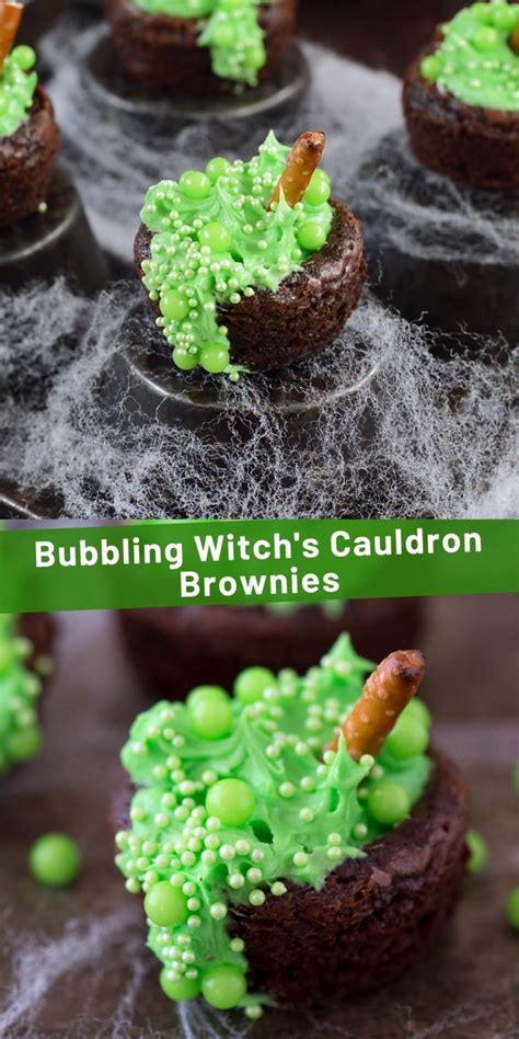 We Love Making These Bubbling Witchs Cauldron Brownies For Our