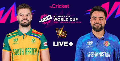 LIVE: Proteas vs Afghanistan (T20 World Cup)