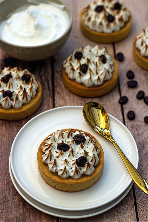 Tartelette au café meringuée Amandine Cooking