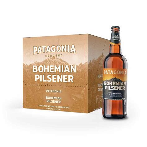 Cerveja Patagonia Bohemian Pilsener 740ml 6 Unidades Empório Da Cerveja