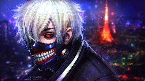 1366x768 Tokyo Ghoul Kaneki Ken Art 4k 1366x768 Resolution HD 4k Wallpapers, Images, Backgrounds ...