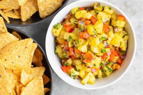 Fresh Pineapple Salsa Delish Knowledge