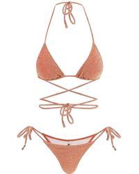 Reina Olga Miami Bikini Set In White Lyst