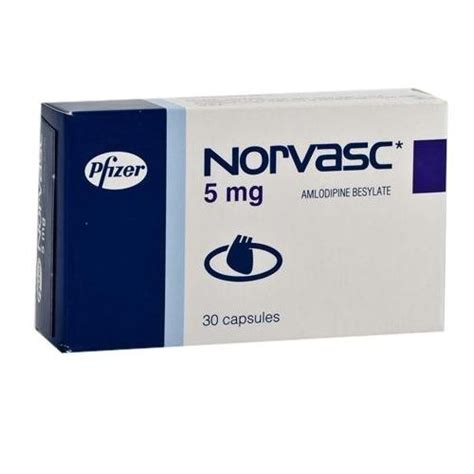 Norvasc 5 Mg 30 Tabletas Farmashop