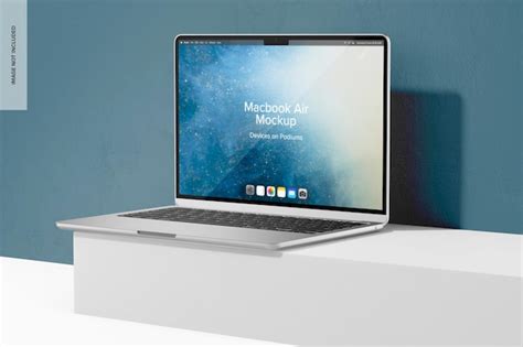 Premium Psd Macbook Air Mockup Perspective