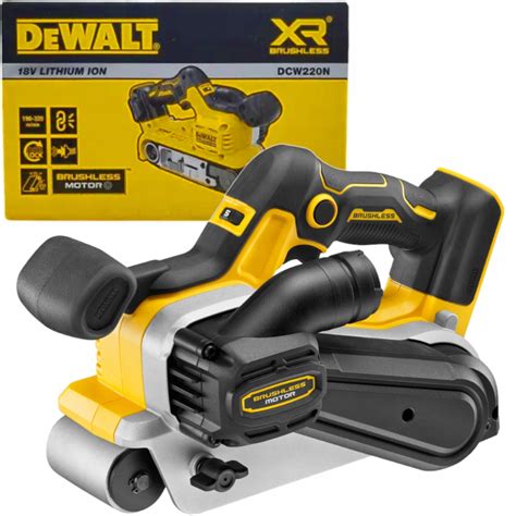 AKUMULATOROWA SZLIFIERKA TAŚMOWA 18V 75x533mm DeWALT DCW220N DCW220N