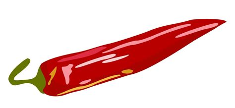 Red hot pepper. Vector isolated illustration 29250060 Vector Art at ...