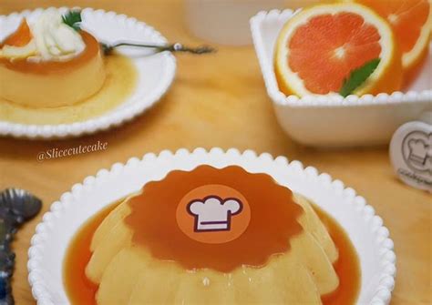 Resep Caramel Custard Pudding Cookpad Birthday Orange Edition Oleh