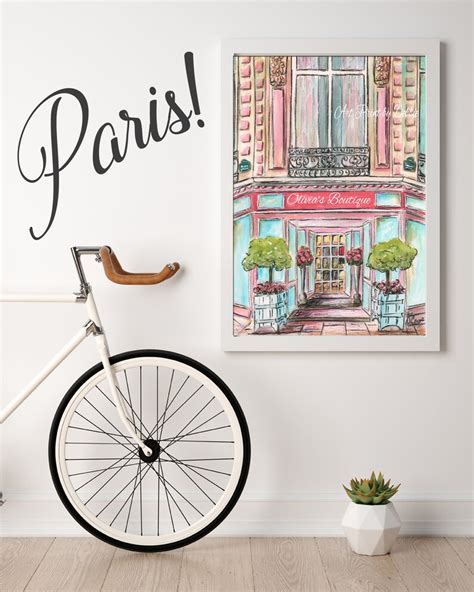 Travel Wall Art Prints French Posters Set of 6 Paris Prints | Etsy