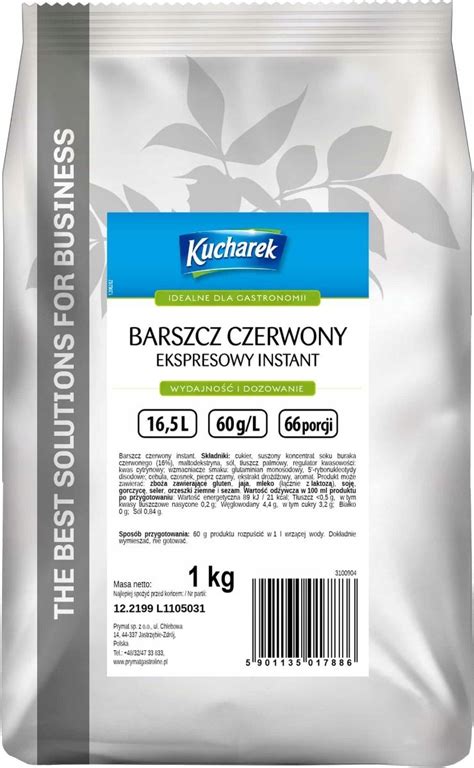 KUCHAREK BARSZCZ CZERWONY 1 Kg 12775967512 Allegro Pl