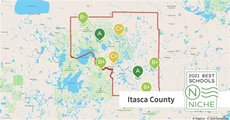 Itasca County Map Detailed