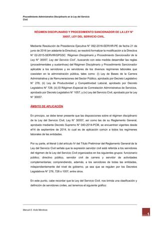 Procedimiento Administrativo Disciplinario PDF