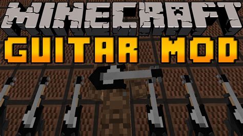 Minecraft Mods Guitar Mod Be A Musician 147 Youtube