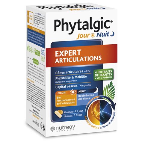 Nutreov Phytalgic Jour Nuit Expert articulations 56 capsules 28 gélules