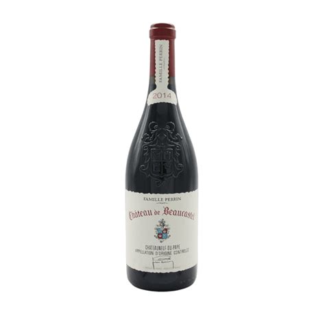 Châteauneuf du Pape 2014 rouge Château de Beaucastel