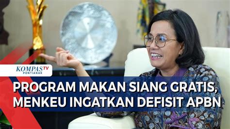 Menkeu Sri Mulyani Ingatkan Kaji Program Makan Siang Gratis Prabowo