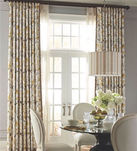 Modern Farmhouse Curtains Grey Floral Curtains With Yellow Drapes Curt