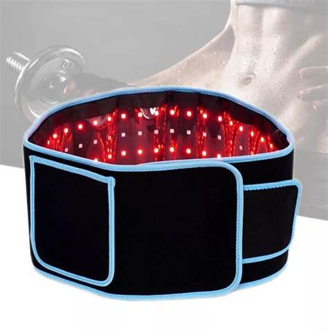 Nir Infrared Light Massage Belt 660nm 850nm Led Red Light Therapy Heating Slimming Belt For Pain