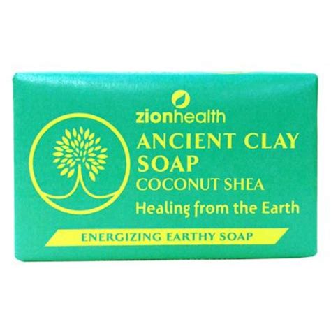 Ancient Clay Natural Soap Coconut Shea 6oz Zion Health Adama Minerals