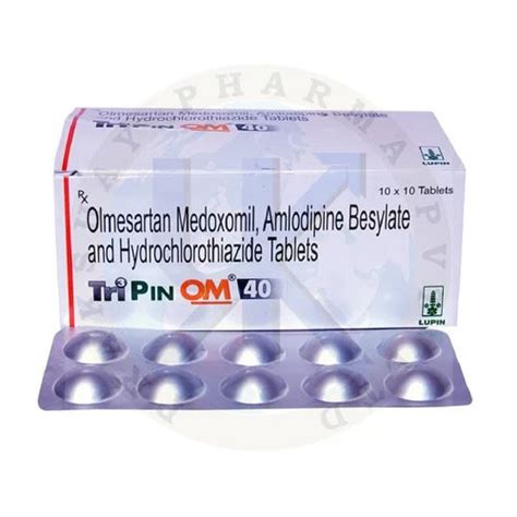 Olmesartan Medoxomil Amlodipine Besylate And Hydrochlorothiazide