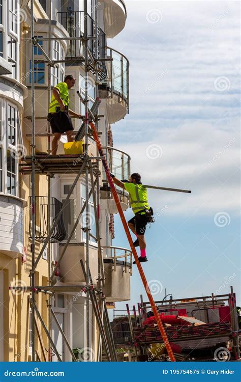 Scaffold Pole Connection Editorial Photo | CartoonDealer.com #164120565