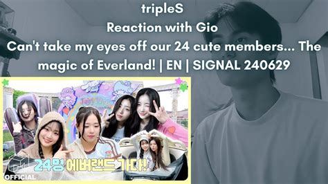 Triples Reaction With Gio Can T Take My Eyes Off Our Cute Members