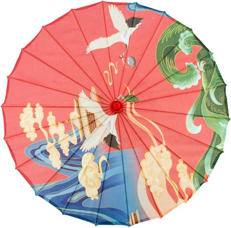 Slghlsahg Handmade Oiled Paper Umbrella Silk Umbrella Chinese Japanese Art Classical Dance